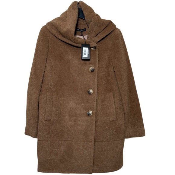 Sofia Cashmere
Alpaca & Wool Boucle Cocoon Coat
Camel, Size 8 - Picture 4 of 9